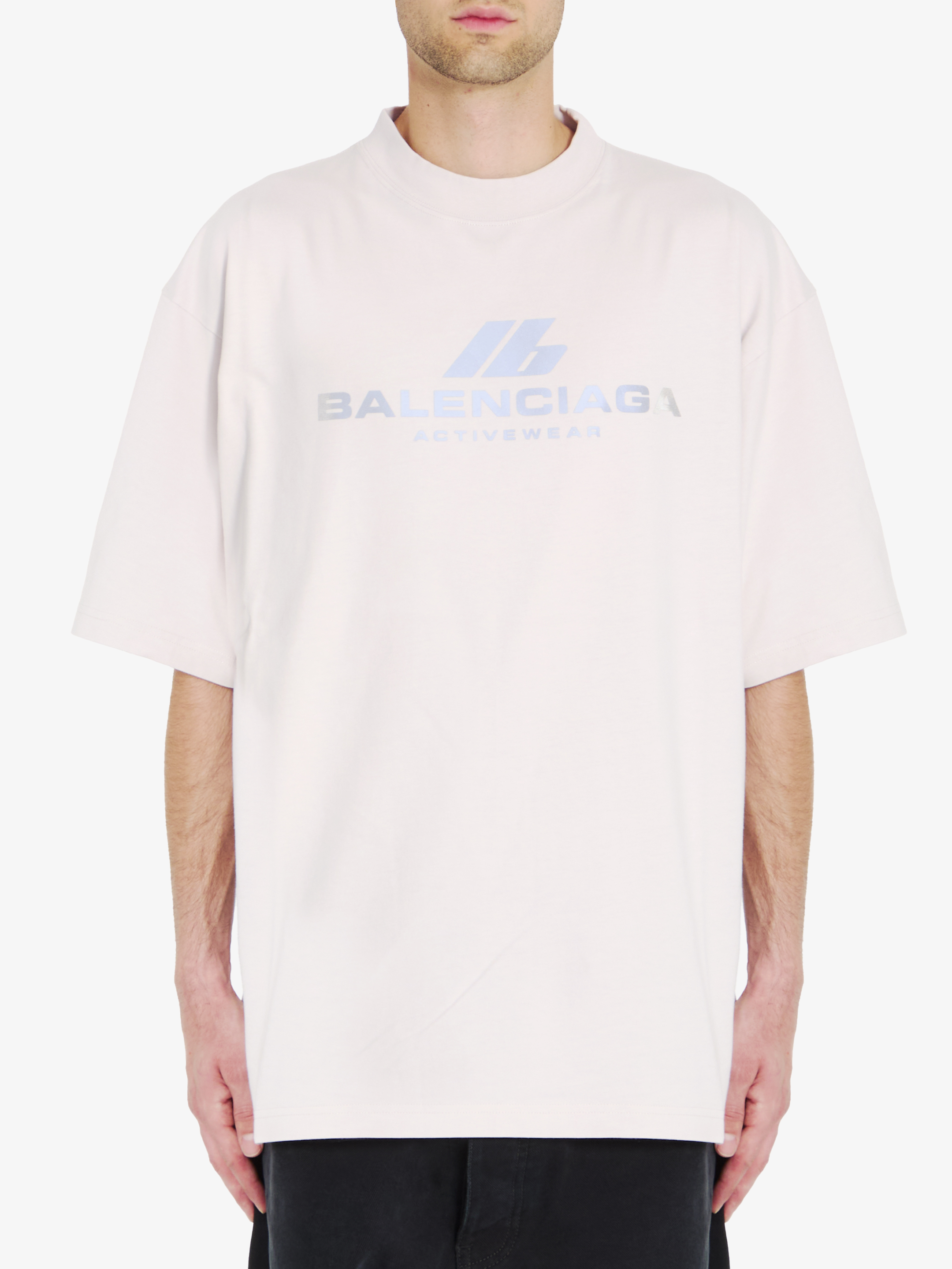 Balenciaga Activewear Tshirt In White