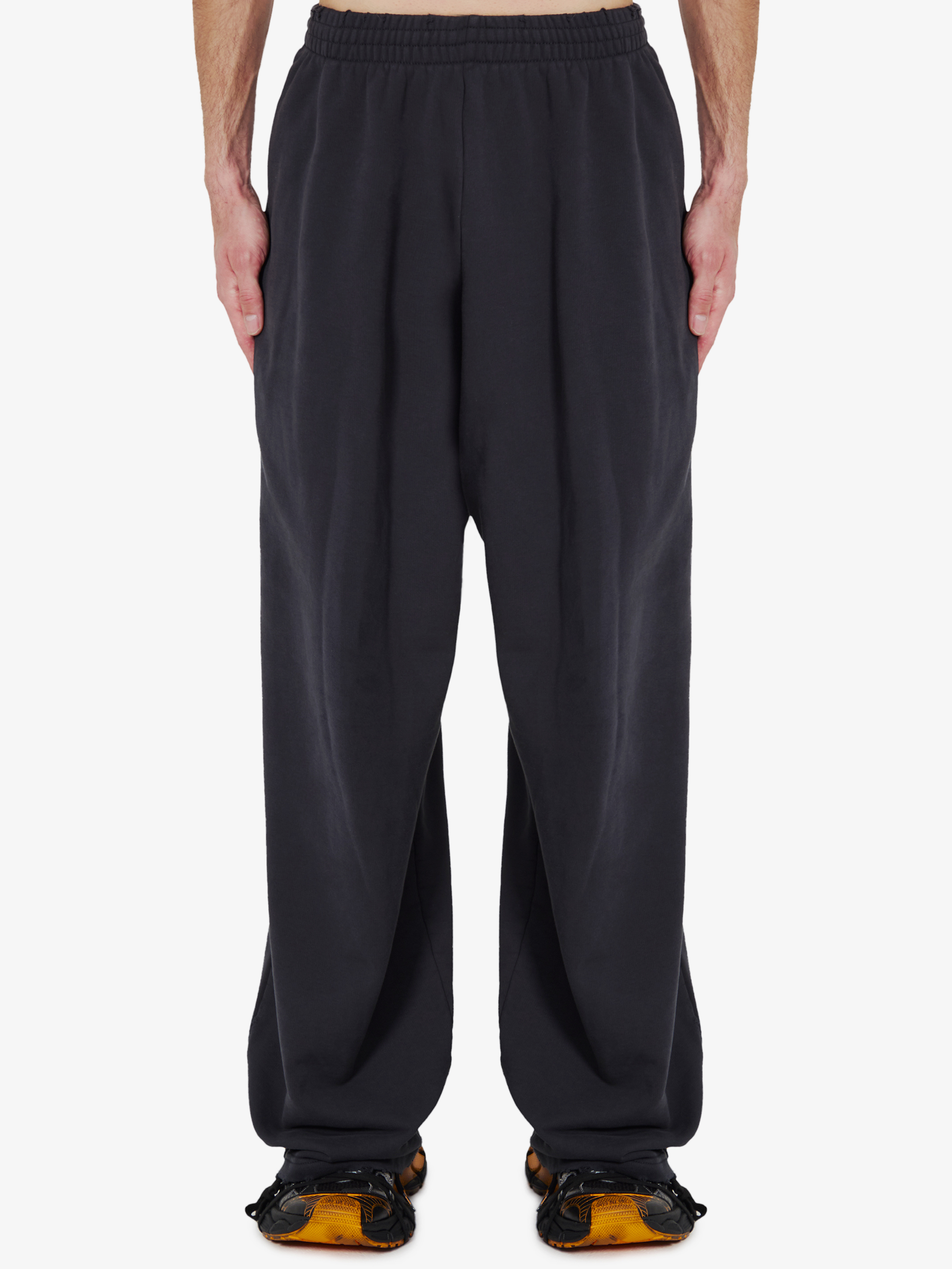 Balenciaga Track Pants In Jersey In Black