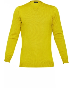 Yellow merino wool sweater