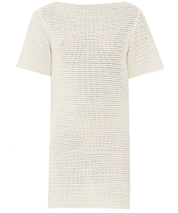 Crochet white dress