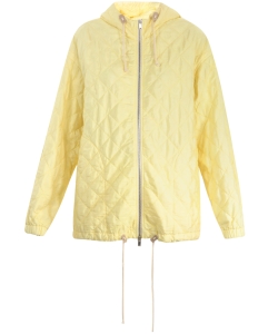 Yellow quilted jacket