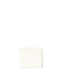 White bi-fold wallet
