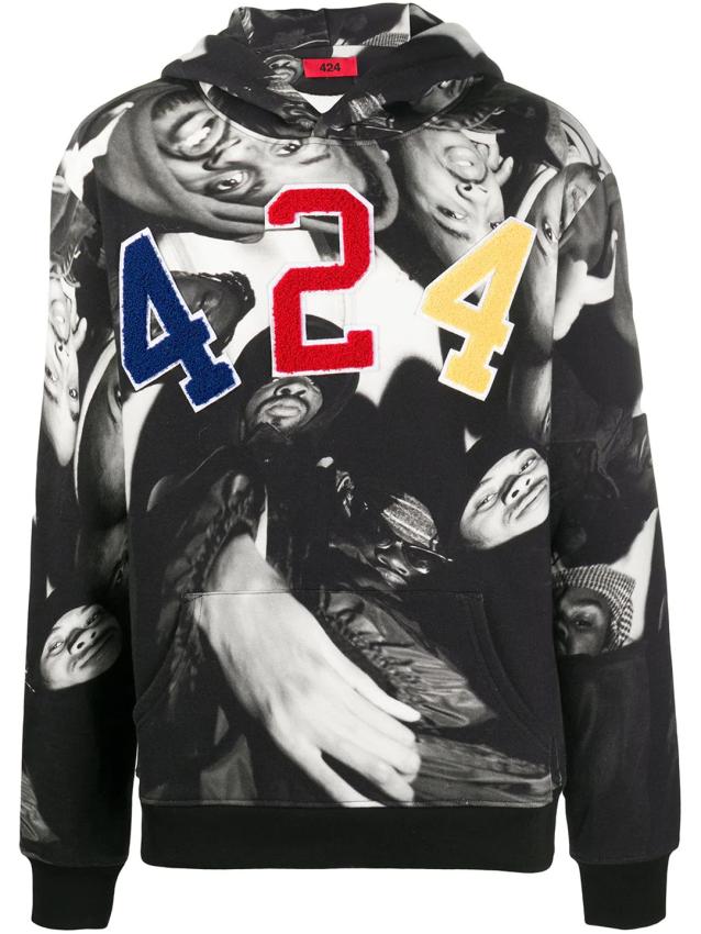 424 - Logo hoodie multicolor