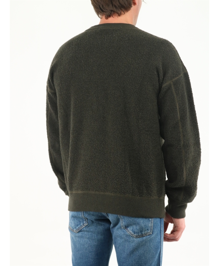 TEN C - Military green reversible sweater