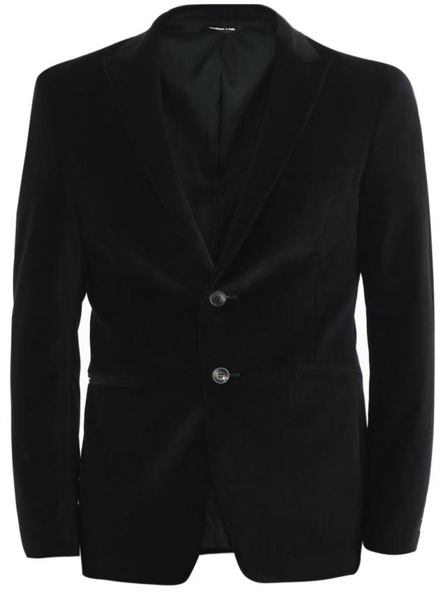 TONELLO - Black velvet jacket