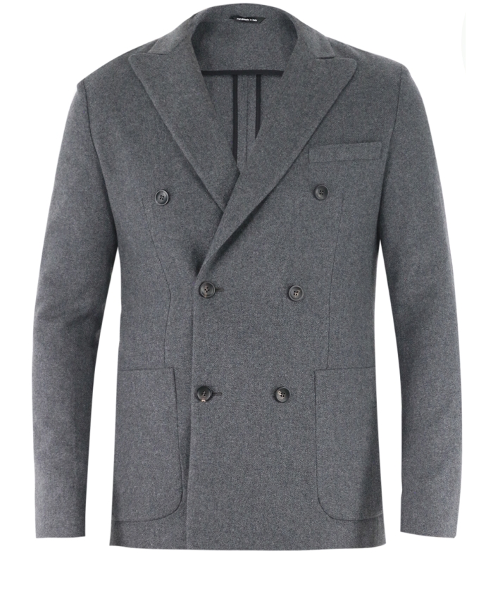 TONELLO - Grey cachemire jacket
