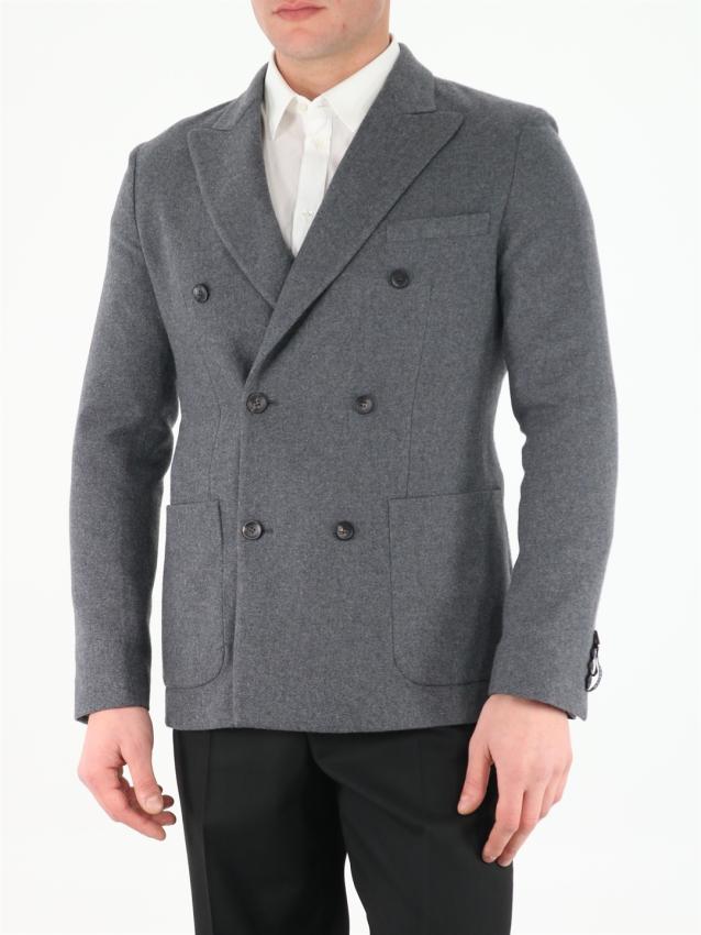 TONELLO - Grey cachemire jacket