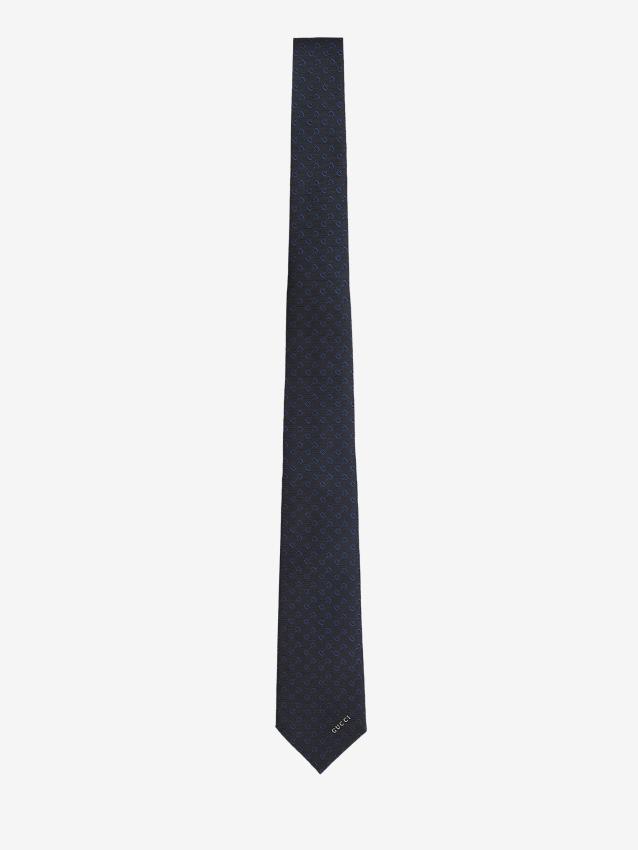 GUCCI - Horsebit silk tie