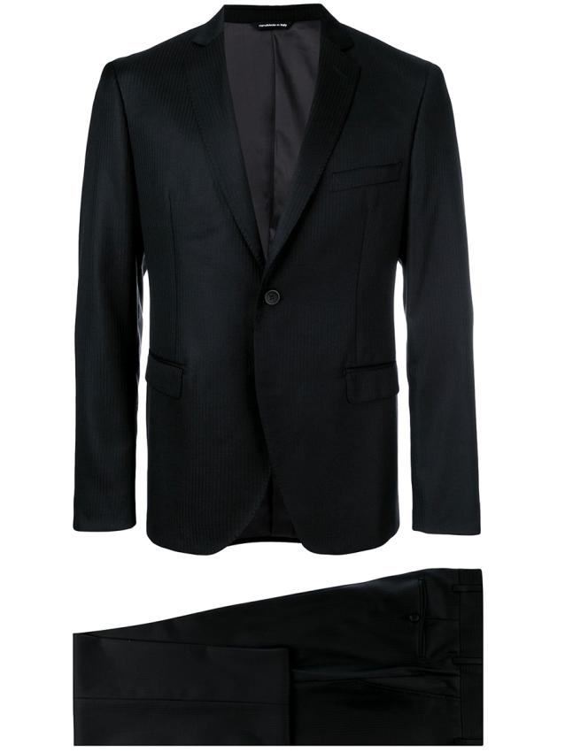 TONELLO - Two-piece black suit