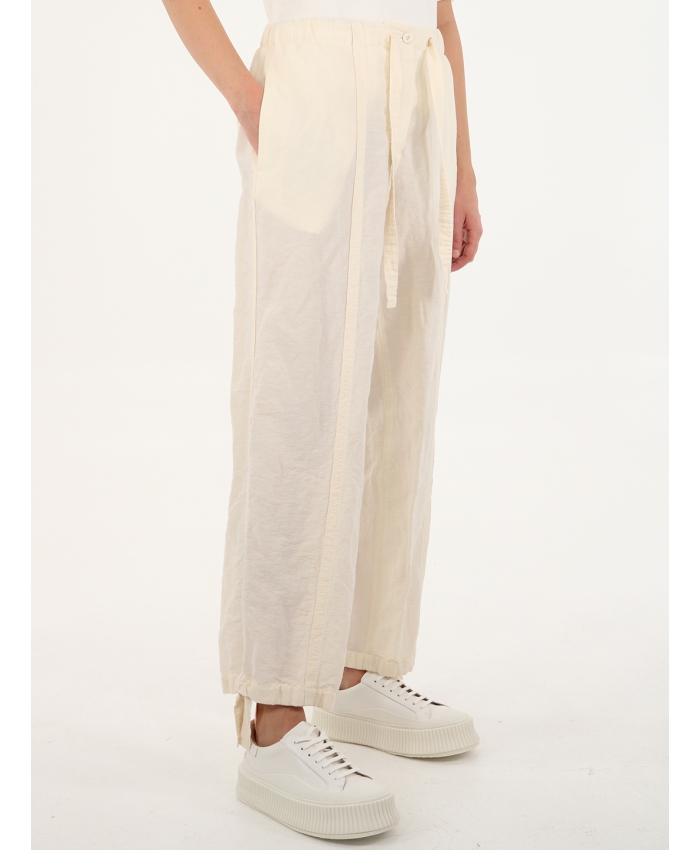 JIL SANDER - Trousers with drawstring