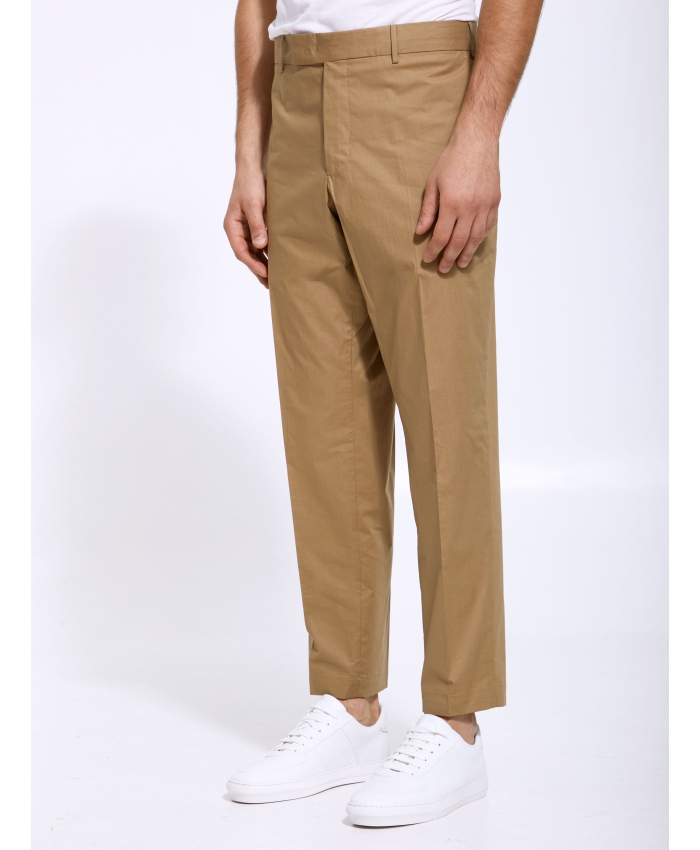 PT TORINO - Beige cotton trousers