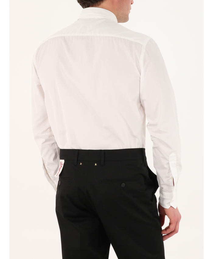 SALVATORE PICCOLO - Pin point white shirt