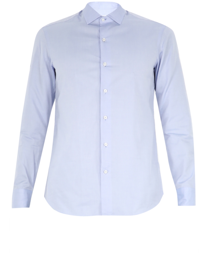 SALVATORE PICCOLO - Pin point light blue shirt