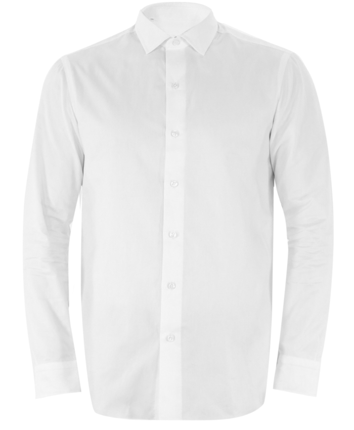 SALVATORE PICCOLO - Popeline white shirt