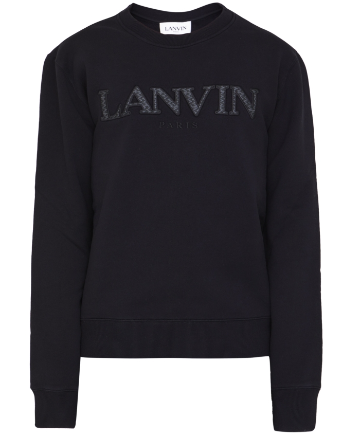 LANVIN - Felpa in cotone con logo