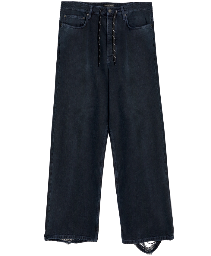 BALENCIAGA - Baggy jeans with drawstring