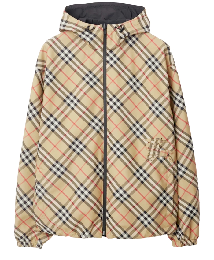 BURBERRY - Check reversible jacket