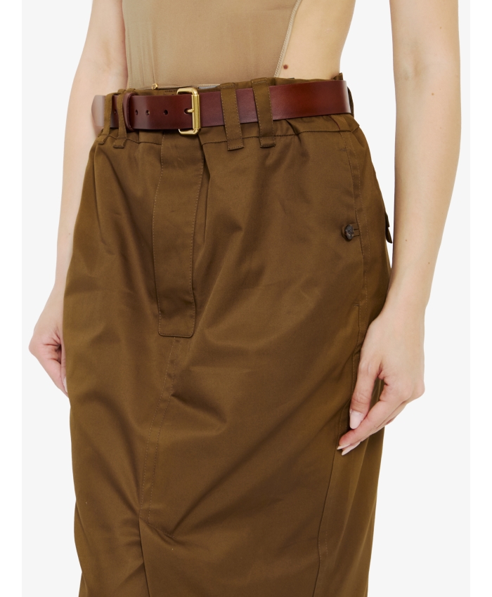 SAINT LAURENT - Twill pencil skirt