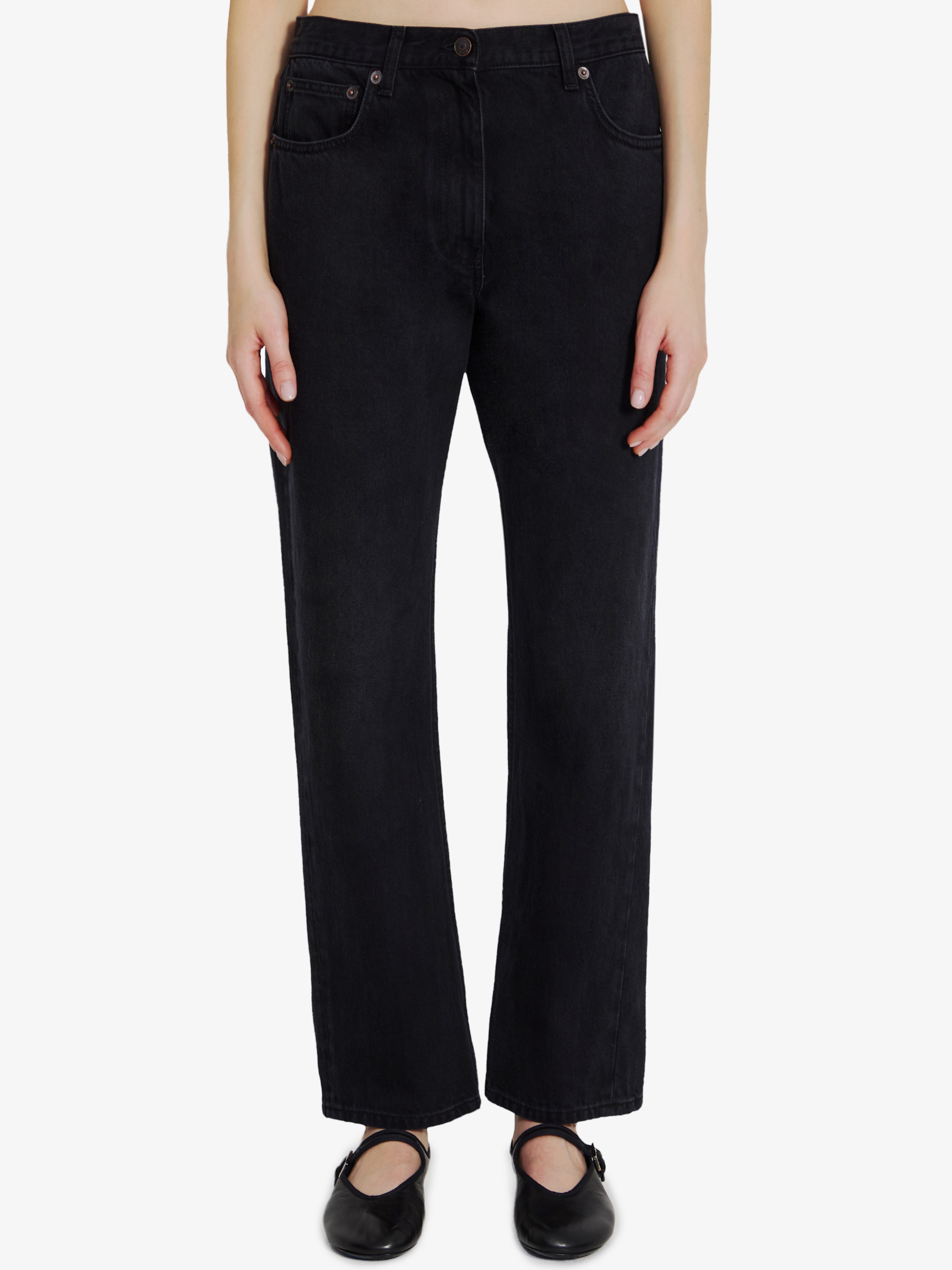 The Row Ryley Jeans In Black