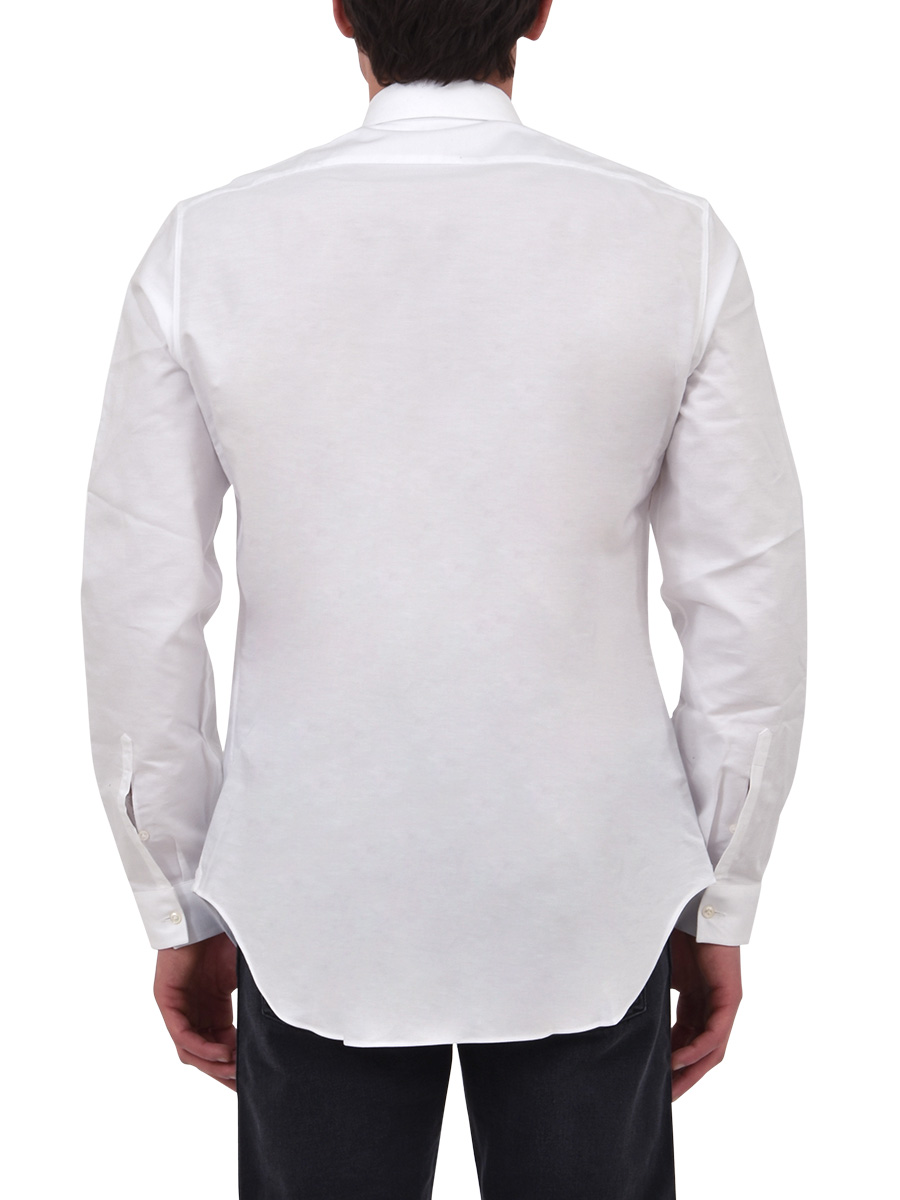 VANGHER - White Oxford Shirt | Leam Roma - Luxury Shopping Online